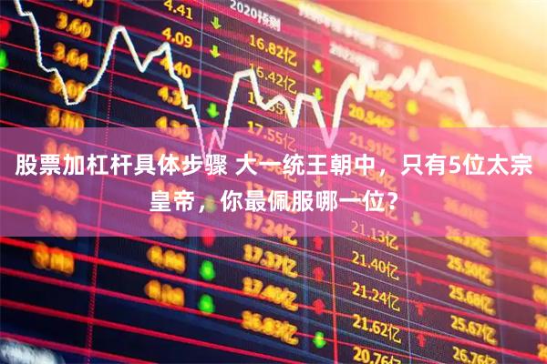 股票加杠杆具体步骤 大一统王朝中，只有5位太宗皇帝，你最佩服哪一位？